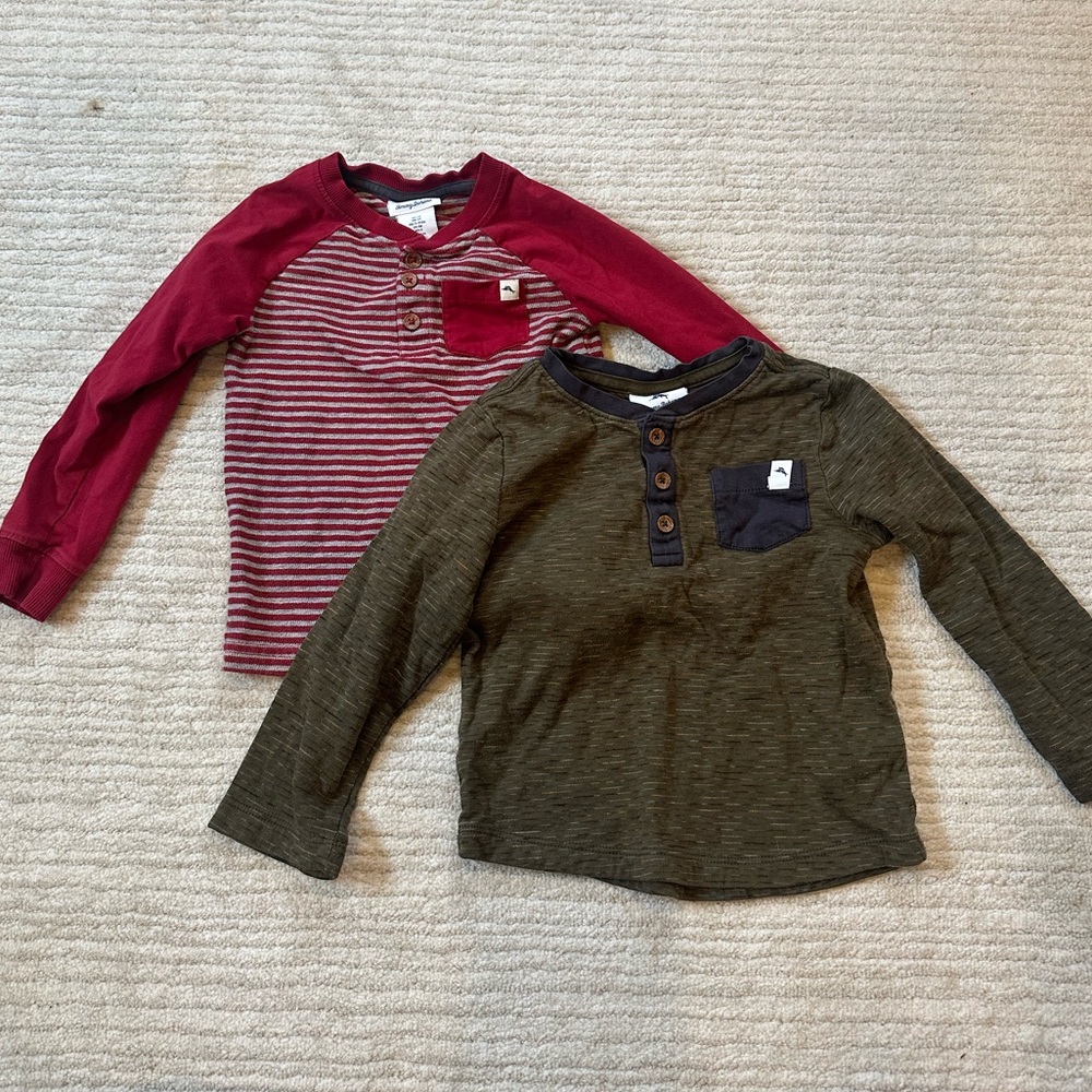 Tommy Bahama Kids set of 3T Toddler Boys Long Sleeve T Shirts
